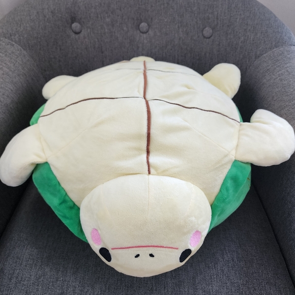 Adorable Large Green Sea Turtle Plushy - Picture 3 of 4